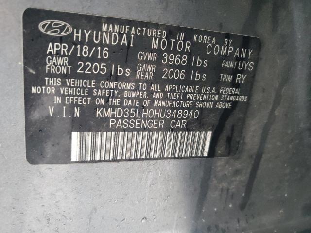 2017 HYUNDAI ELANTRA GT #3296219455