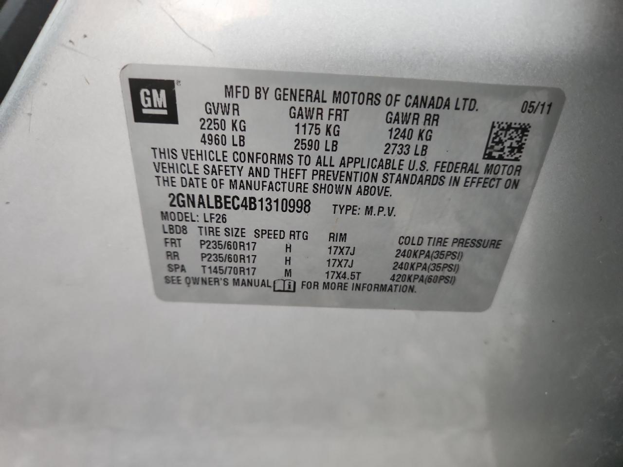 CHEVROLET EQUINOX LS