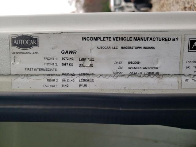 2010 AUTOCAR LLC XPEDITOR #3315814344