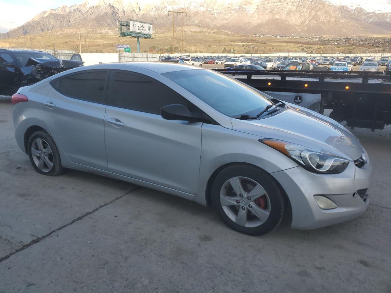 Lot #3291435132 2013 HYUNDAI ELANTRA GL
