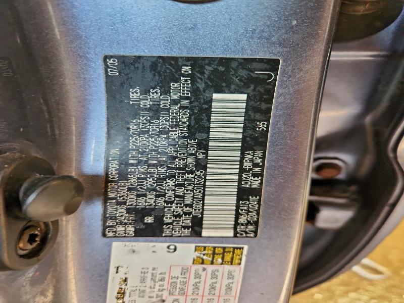 2005 TOYOTA HIGHLANDER #3296364258