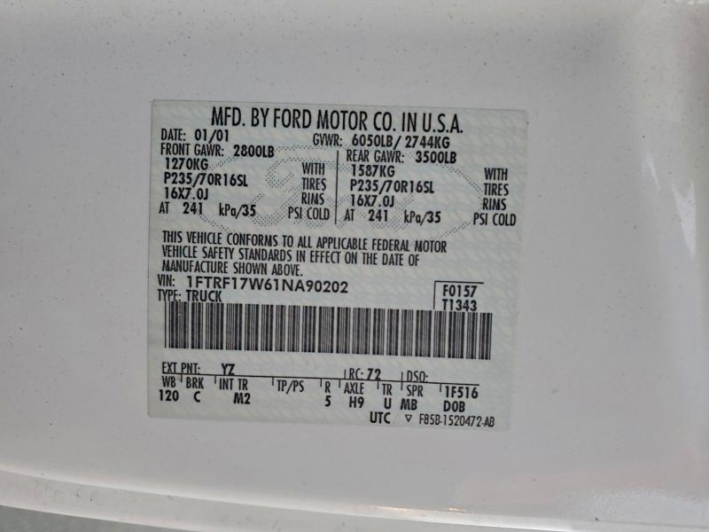 2001 FORD F150 #3303861783