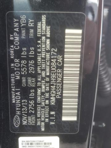 2014 HYUNDAI EQUUS SIGN - KMHGH4JH9EU084172