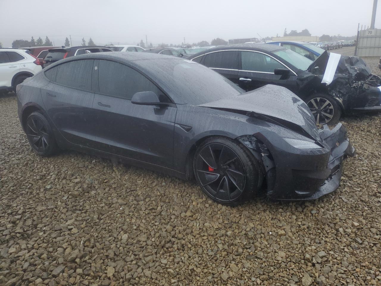 Lot #3317026076 2024 TESLA MODEL 3