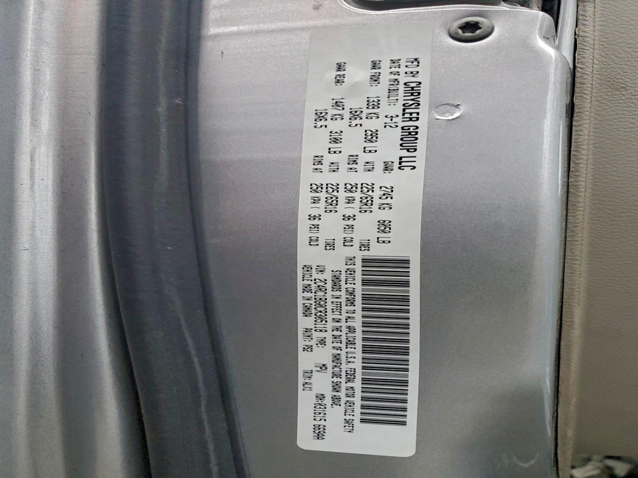 CHRYSLER TOWN & COUNTRY TOURING