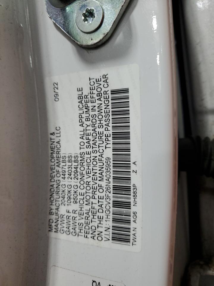 HONDA ACCORD HYBRID SPORT