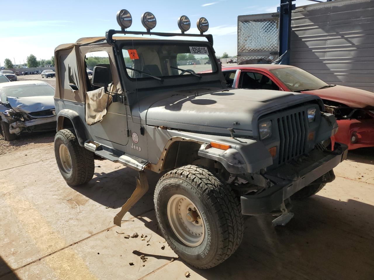 Lot #3286782907 1992 JEEP WRANGLER /