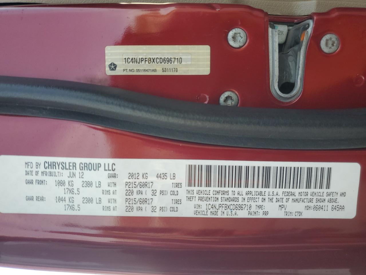 JEEP PATRIOT LATITUDE