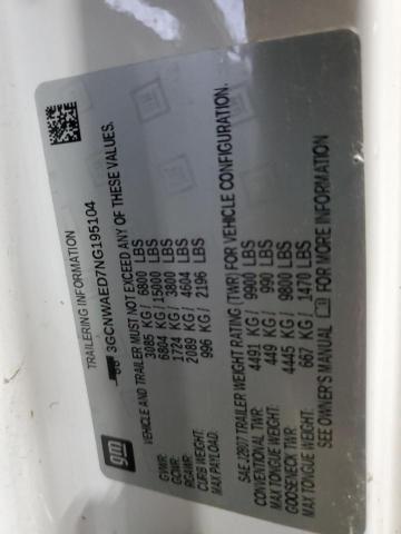 2022 CHEVROLET SILVERADO - 3GCNWAED7NG195104