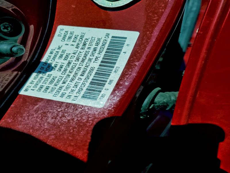 2016 HONDA CIVIC LX #3301829366