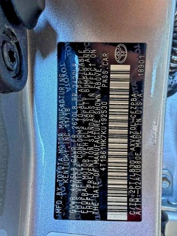 2019 TOYOTA CAMRY XSE #3297893791