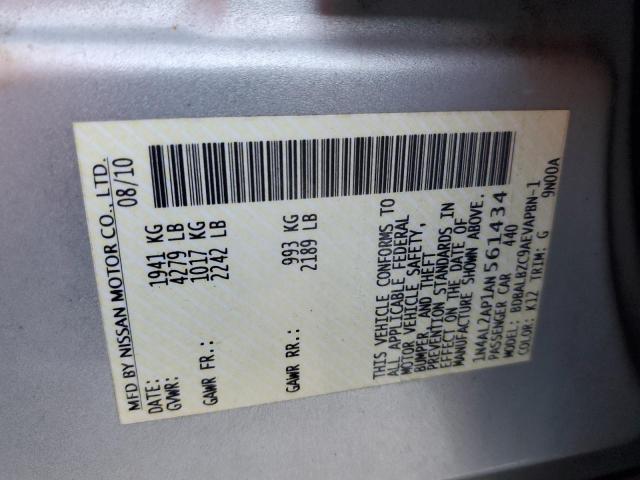 2010 NISSAN ALTIMA BAS #3296953860