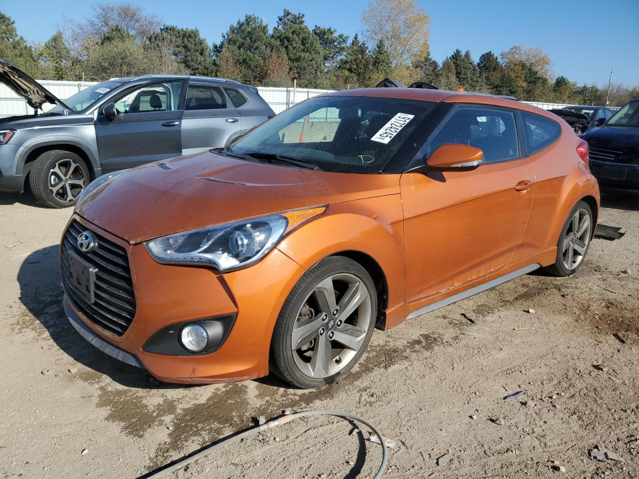Lot #3287777101 2014 HYUNDAI VELOSTER T