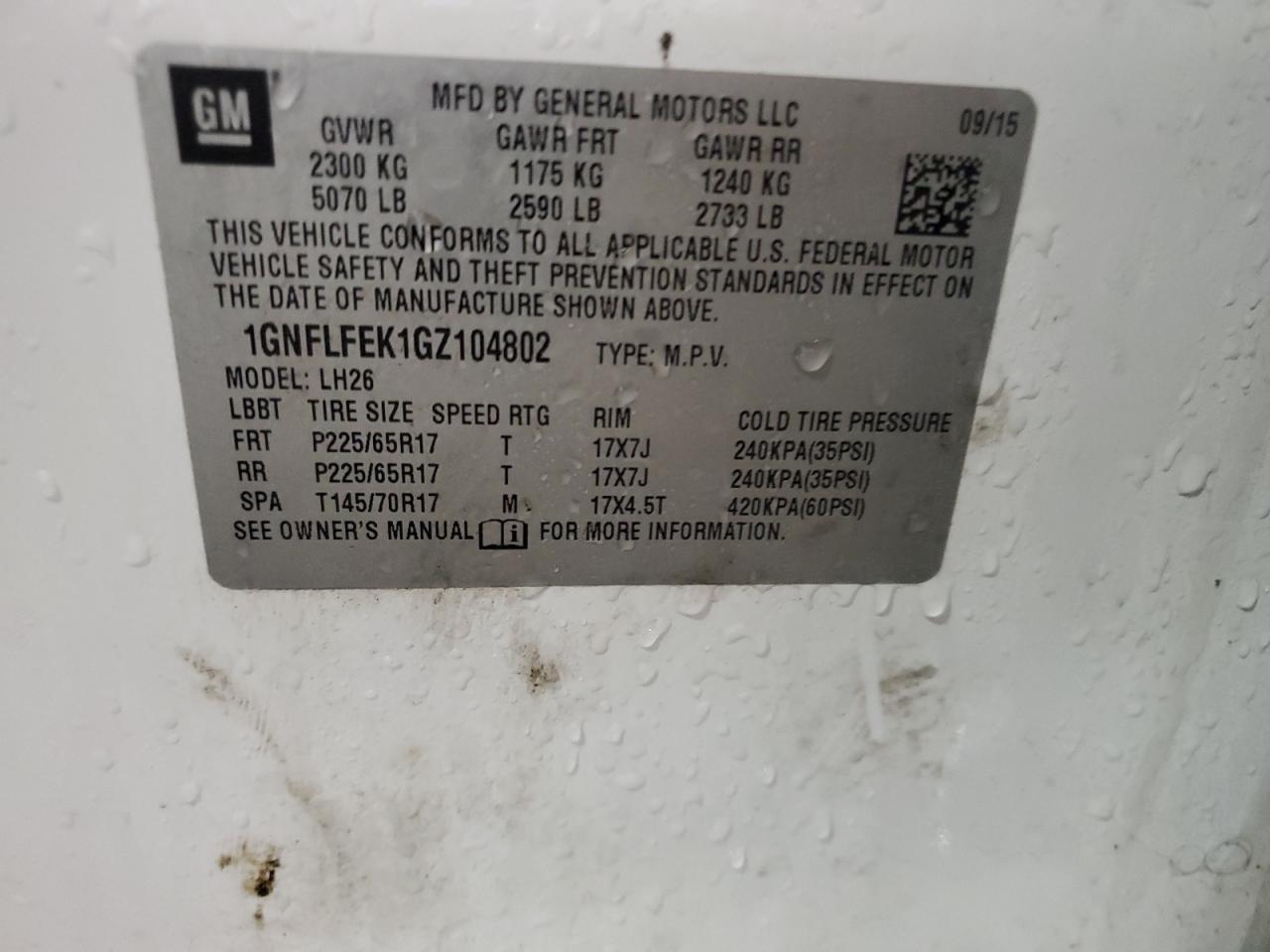 CHEVROLET EQUINOX LT