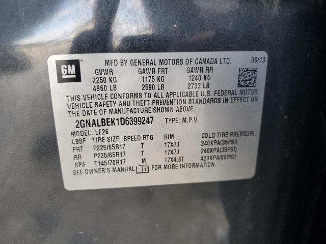 2013 CHEVROLET EQUINOX LS #3302795924