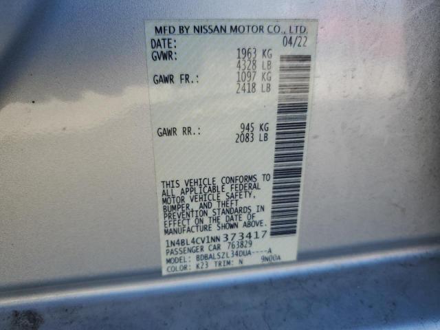 2022 NISSAN ALTIMA SR #3316889074