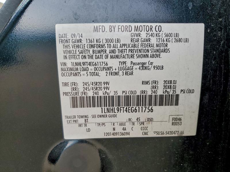 2014 LINCOLN MKS #3301630653