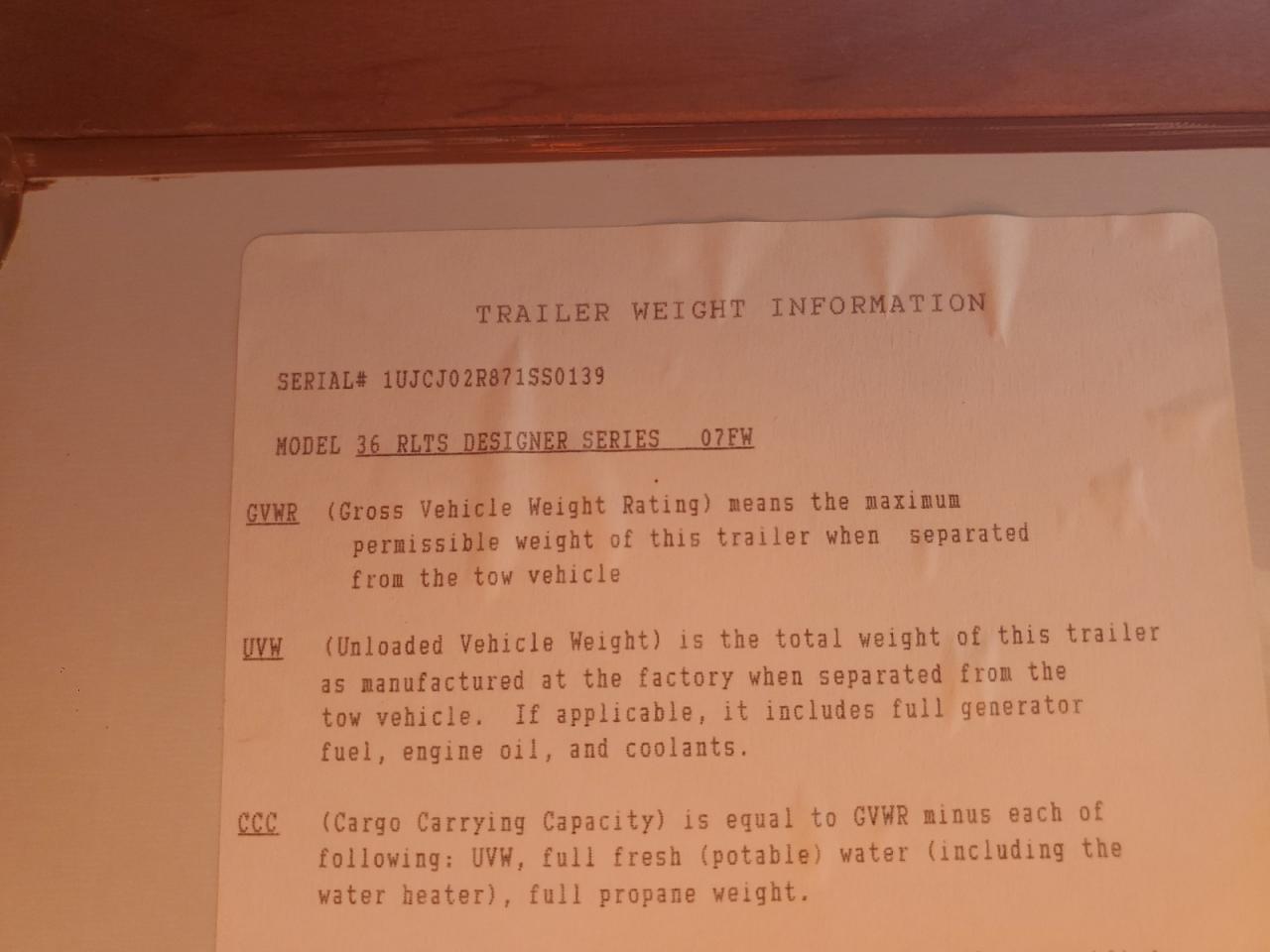 Lot #3280477149 2007 JAYCO DESIGNER