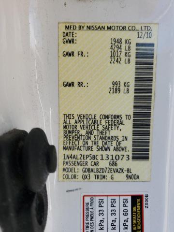 2011 NISSAN ALTIMA S #3303783424