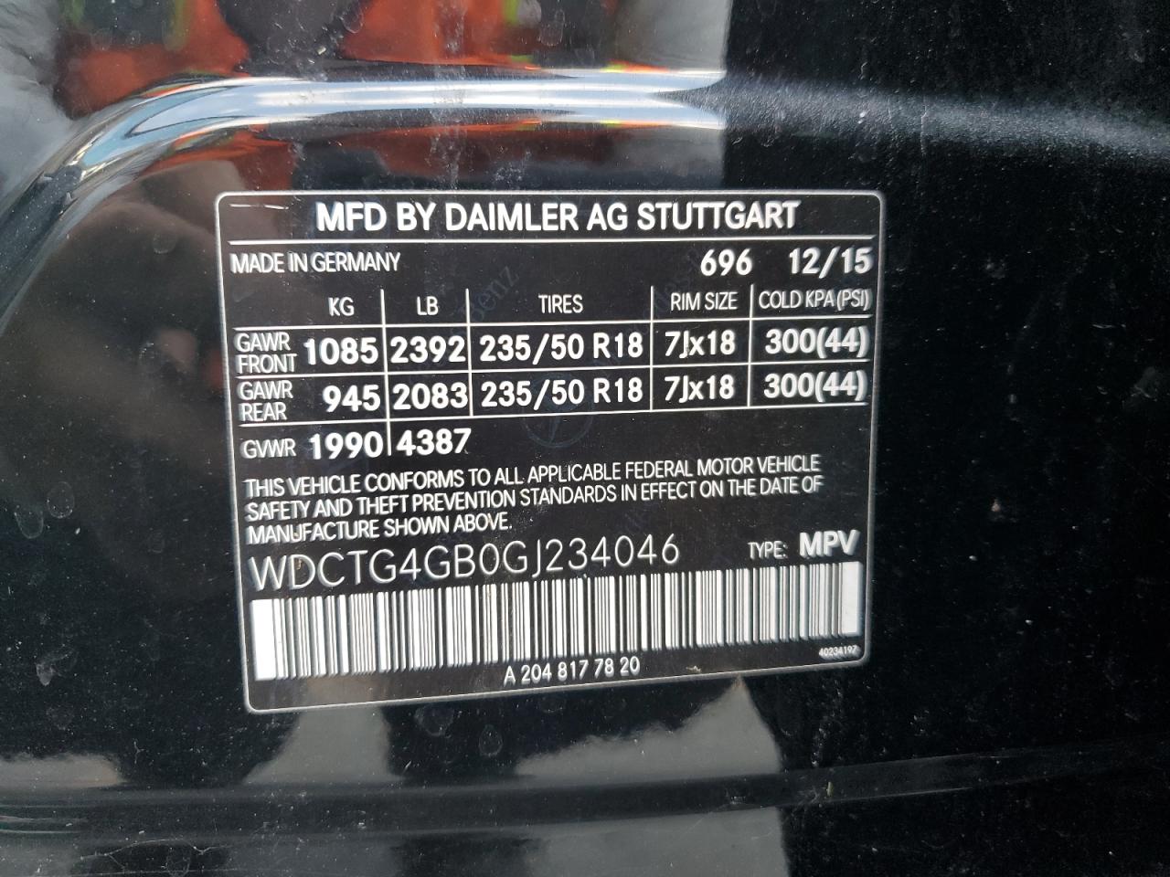 MERCEDES-BENZ GLA-CLASS 250 4MATIC