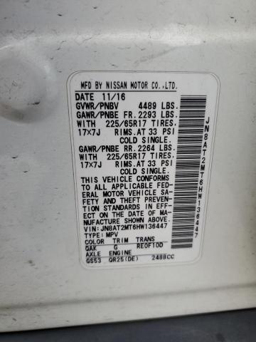 2017 NISSAN ROGUE S #3302849890