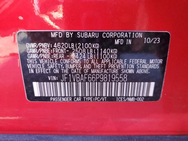 2023 SUBARU WRX PREMIU #3304669952