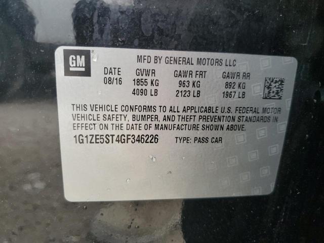 2016 CHEVROLET MALIBU LT #3281438052