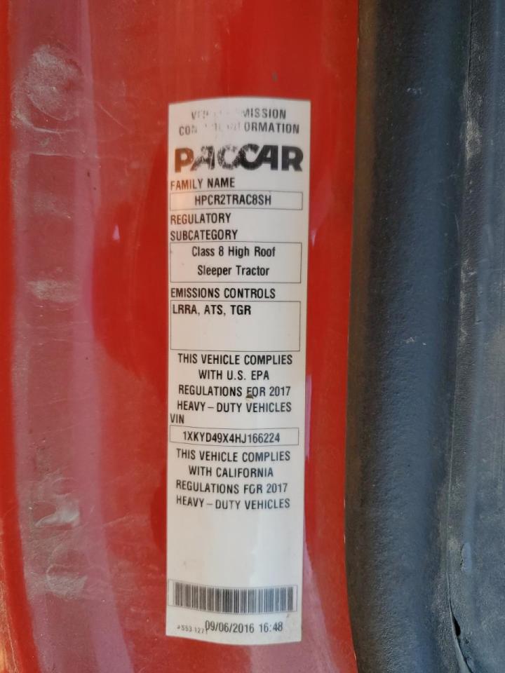 Lot #3284116565 2017 KENWORTH CONSTRUCTI