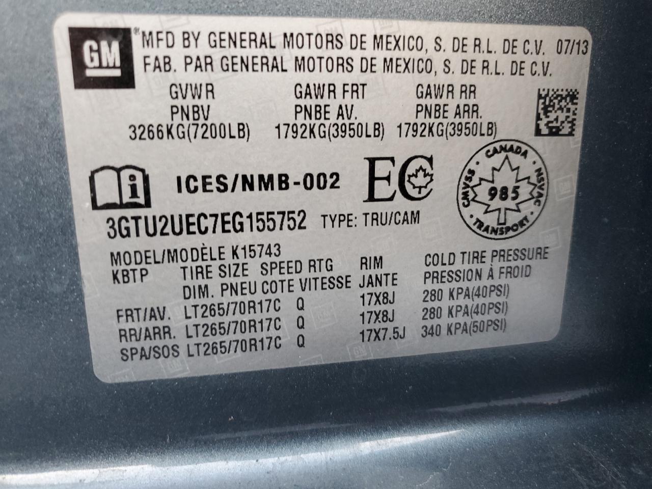 GMC SIERRA K1500 SLE