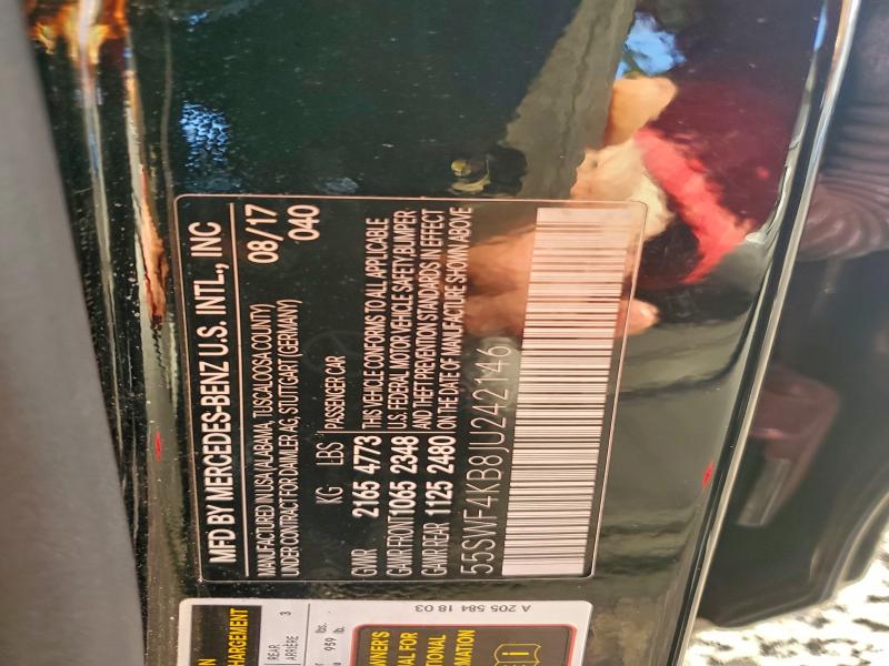 2018 MERCEDES-BENZ C 300 4MAT #3309837165