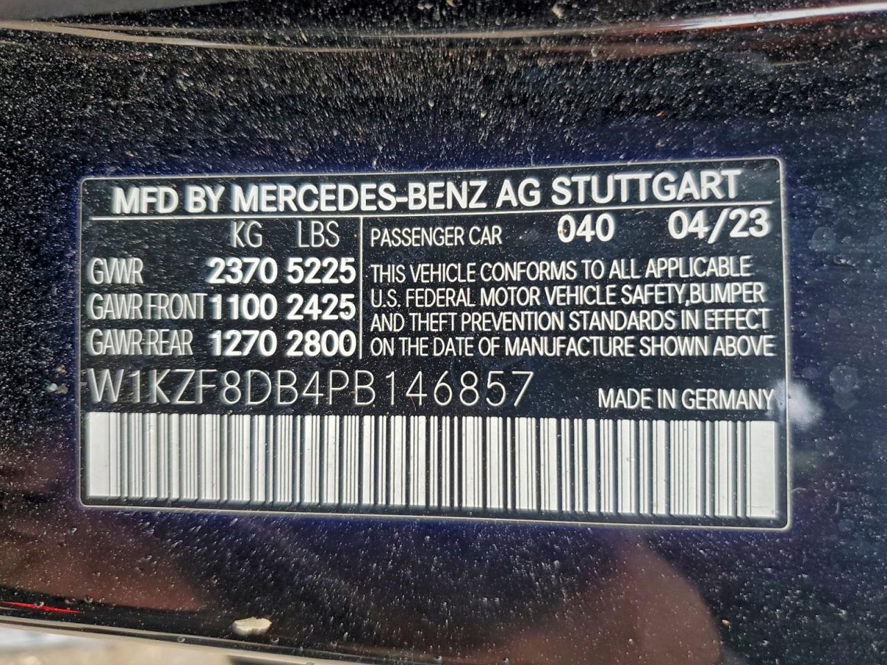 Lot #3304955953 2023 MERCEDES-BENZ E 350