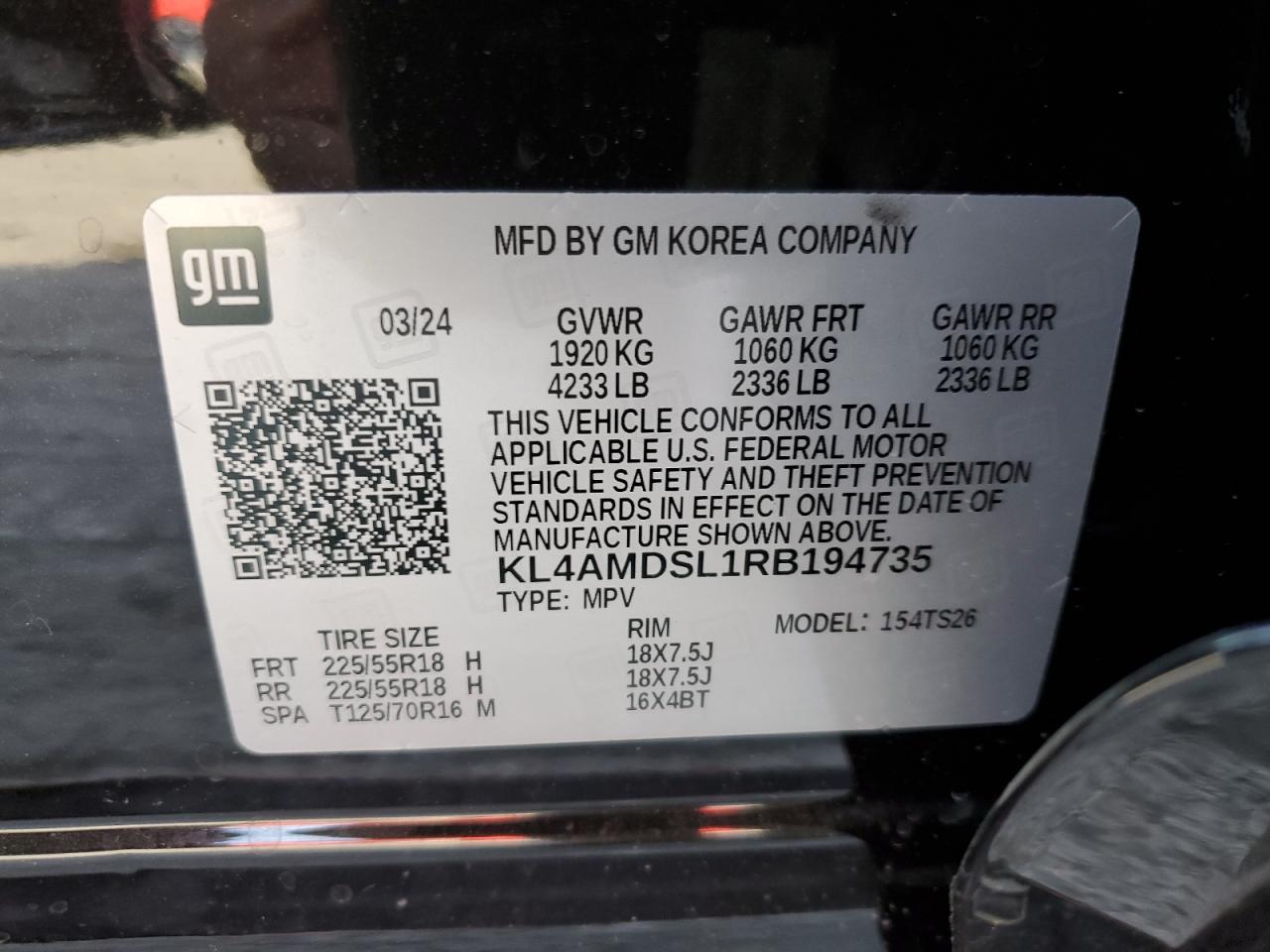 BUICK ENCORE SPORT TOURING