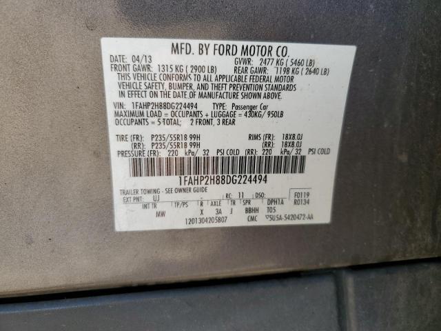 2013 FORD TAURUS SEL #3294780769