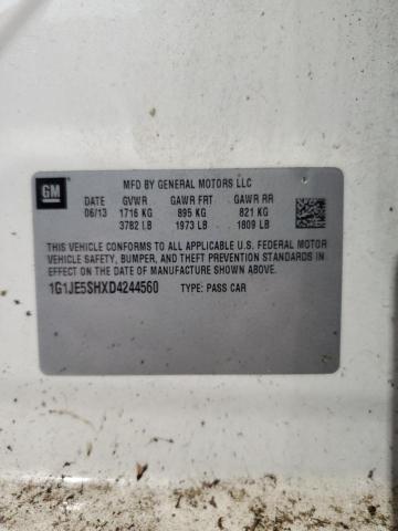 2013 CHEVROLET SONIC LTZ #3281450001