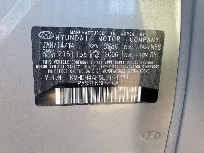 2014 HYUNDAI ELANTRA SE #3294444500
