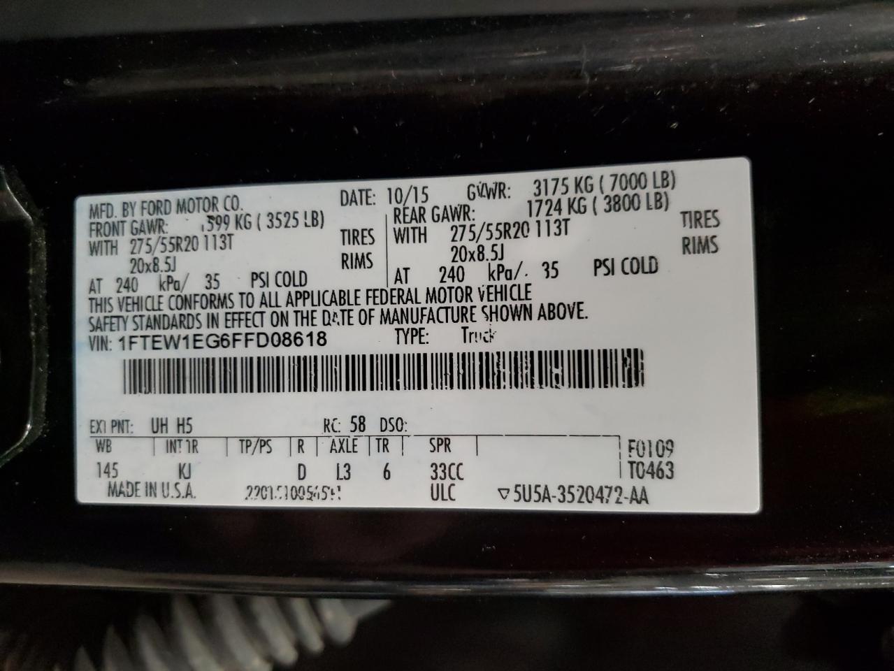 FORD F-150 SUPERCREW