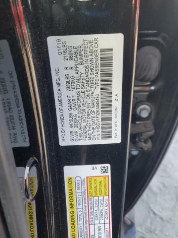 2019 HONDA ACCORD SPO #3281482004