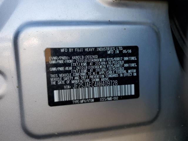 2017 SUBARU FORESTER 2 #3310317999