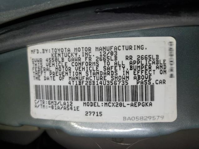 2004 TOYOTA AVALON XL #3317799105