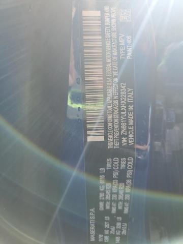 2017 MASERATI LEVANTE S #3311485275