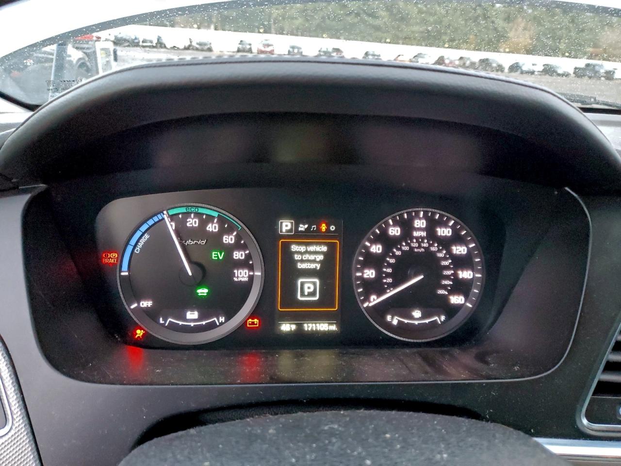 Lot #3297083504 2016 HYUNDAI SONATA HYB