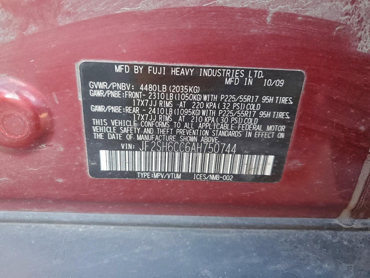 SUBARU FORESTER 2.5X PREMIUM