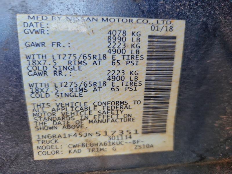 2018 NISSAN TITAN XD SL #3305293308