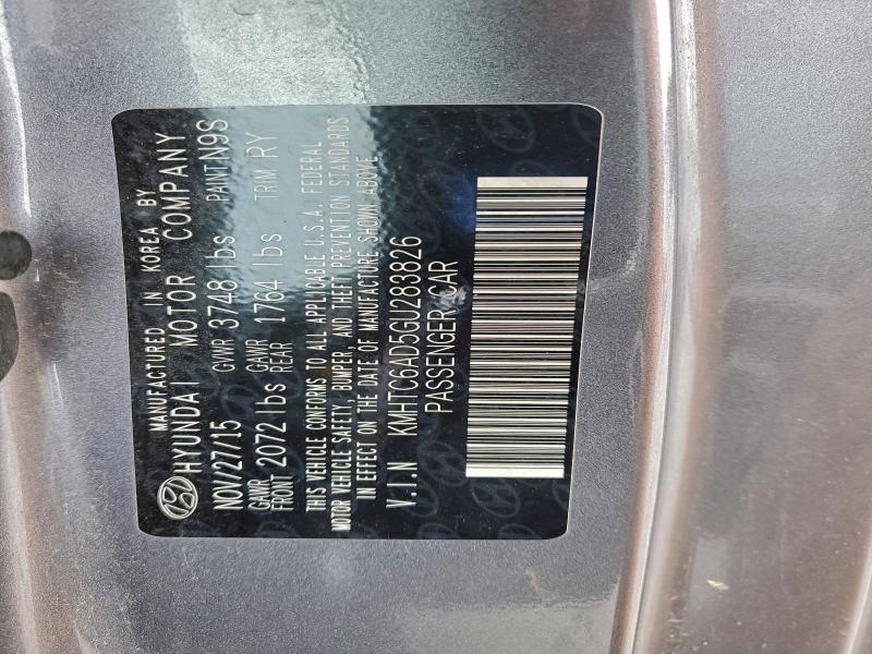 2016 HYUNDAI VELOSTER #3298109129