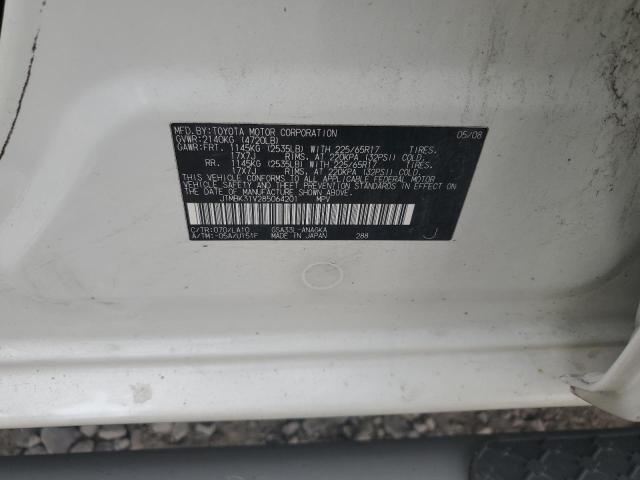 2008 TOYOTA RAV4 LIMIT #3305579099