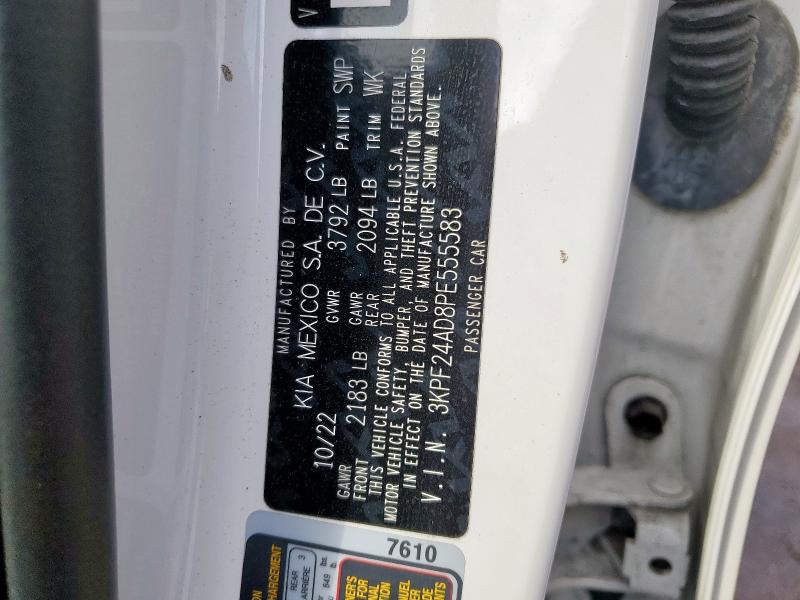 2023 KIA FORTE LX #3303694025