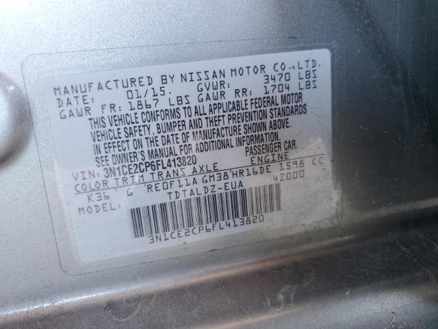 2015 NISSAN VERSA NOTE #3301827351