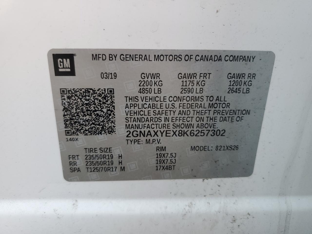 CHEVROLET EQUINOX PREMIER