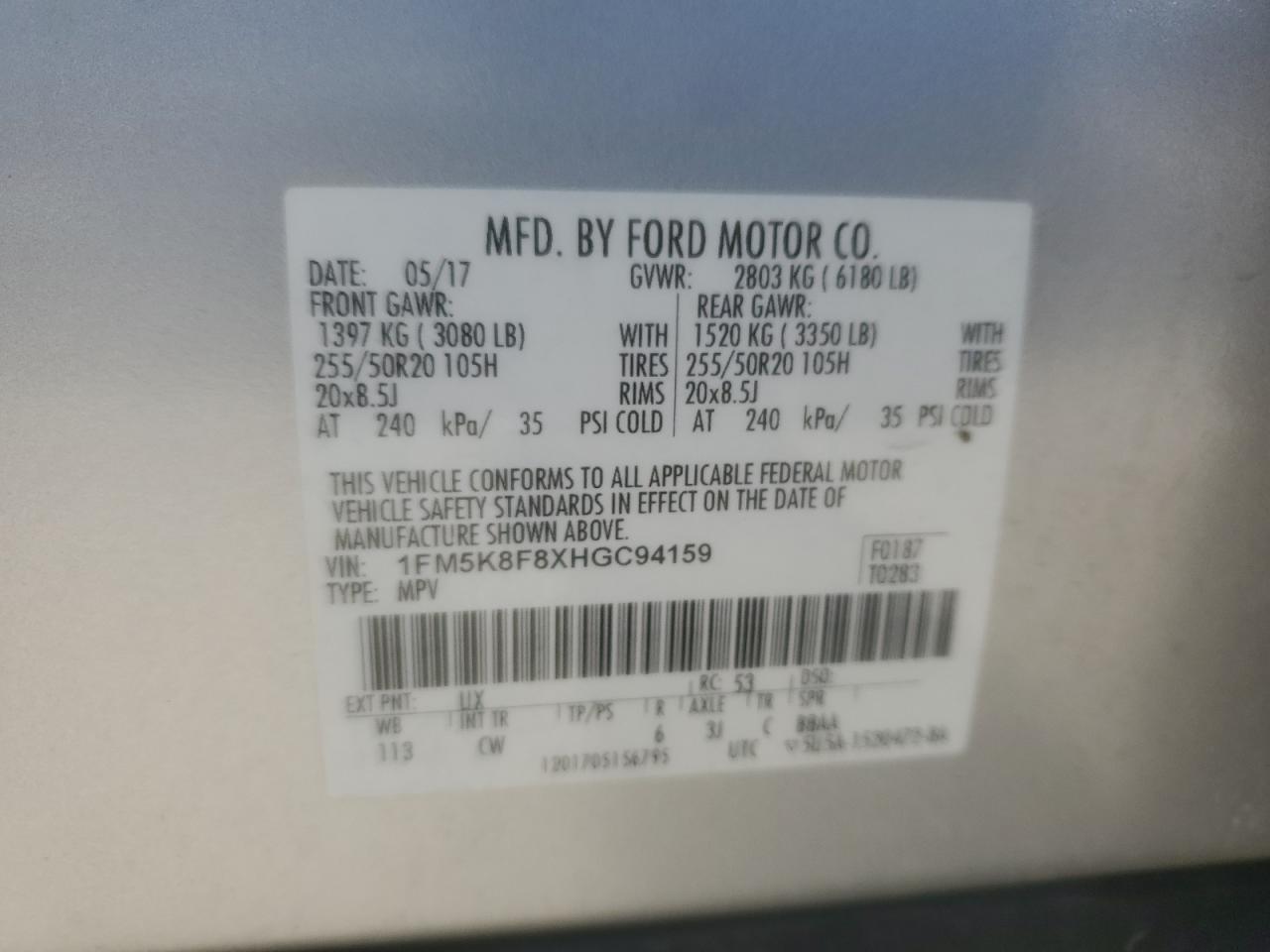 FORD EXPLORER LIMITED