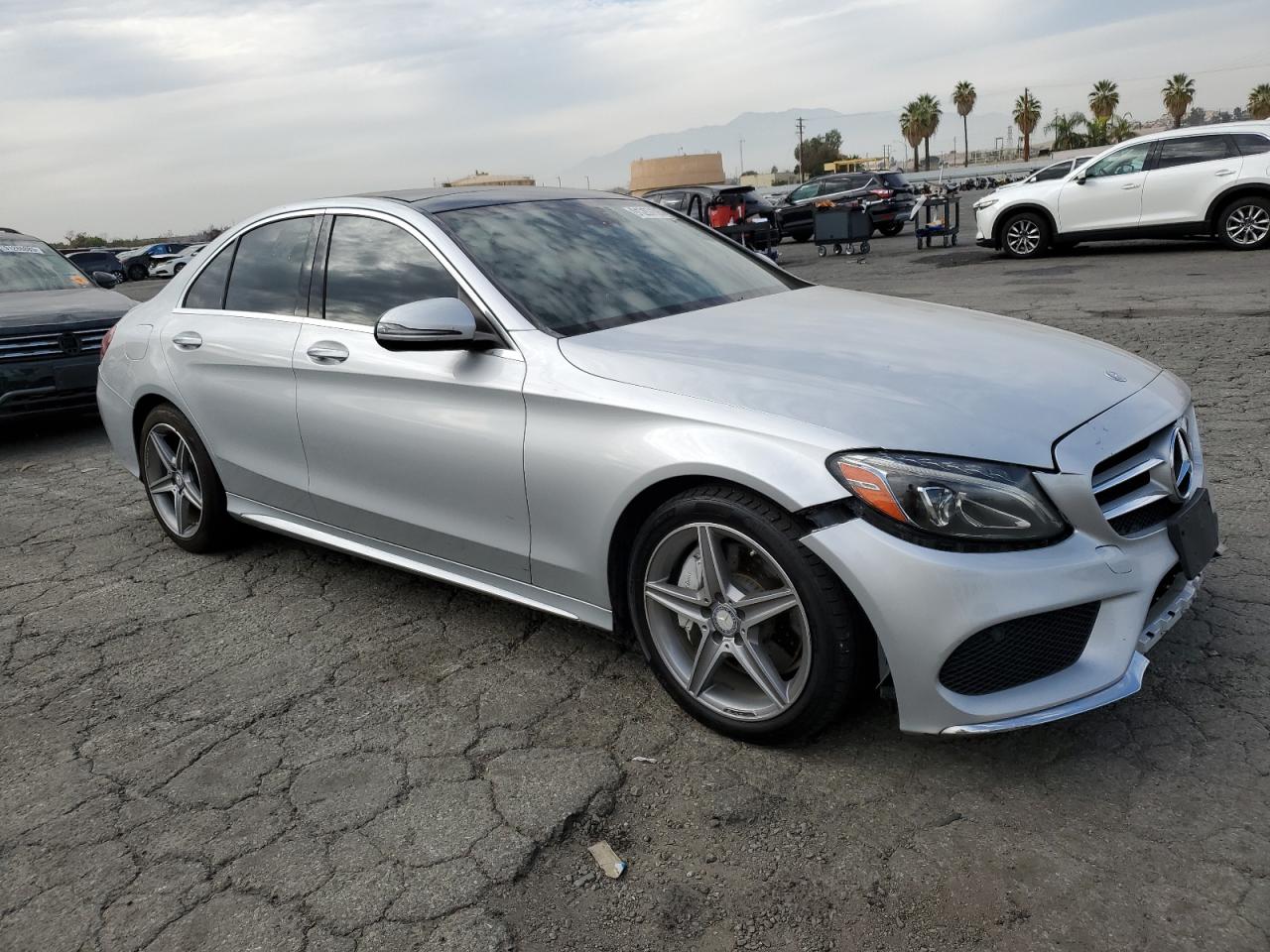 Lot #3305767355 2016 MERCEDES-BENZ C 300 4MAT